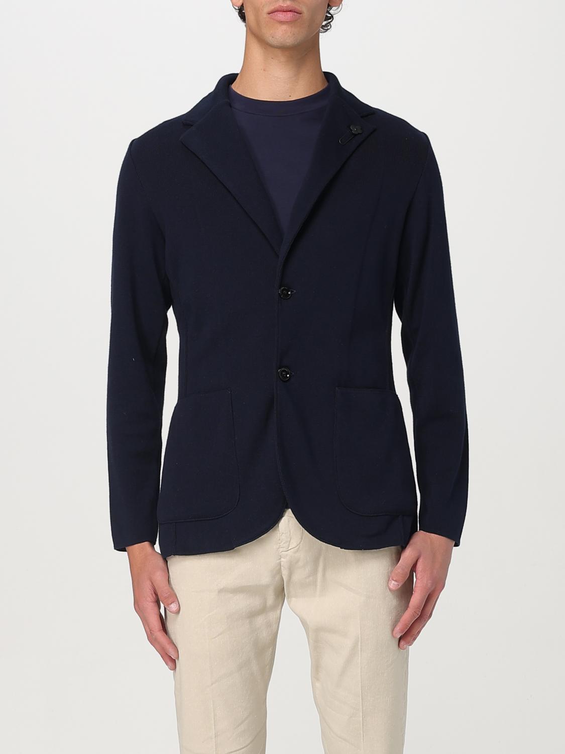 LARDINI BLAZER: Jacket men Lardini, Navy - Img 1