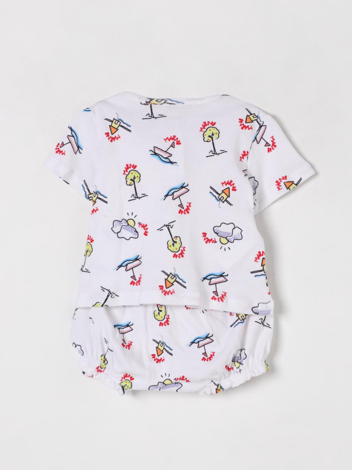 MARNI JUMPSUIT: Romper kids Marni, White - Img 2