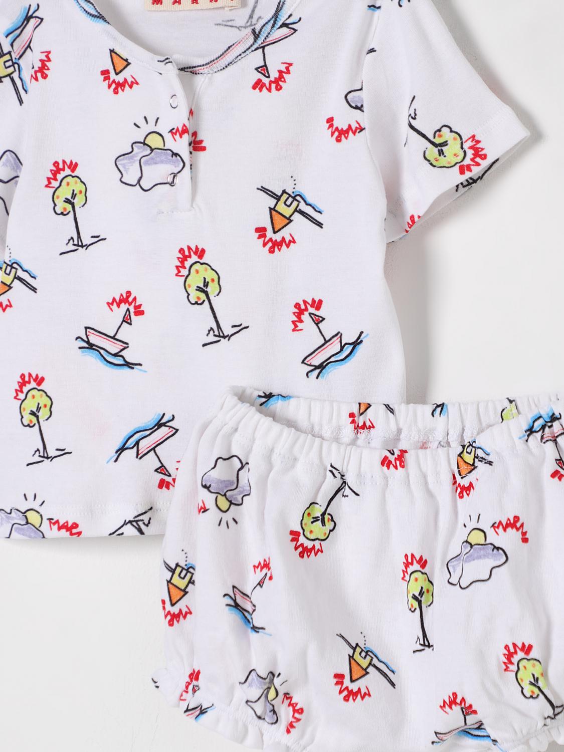 MARNI JUMPSUIT: Romper kids Marni, White - Img 3