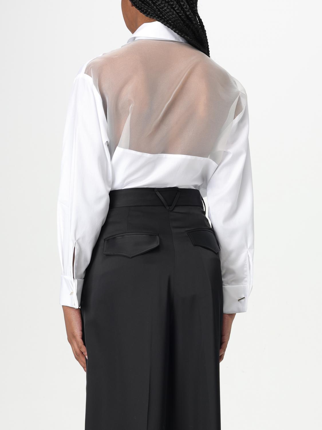 SIMONA CORSELLINI CAMISA: Body mujer Simona Corsellini, Blanco - Img 3