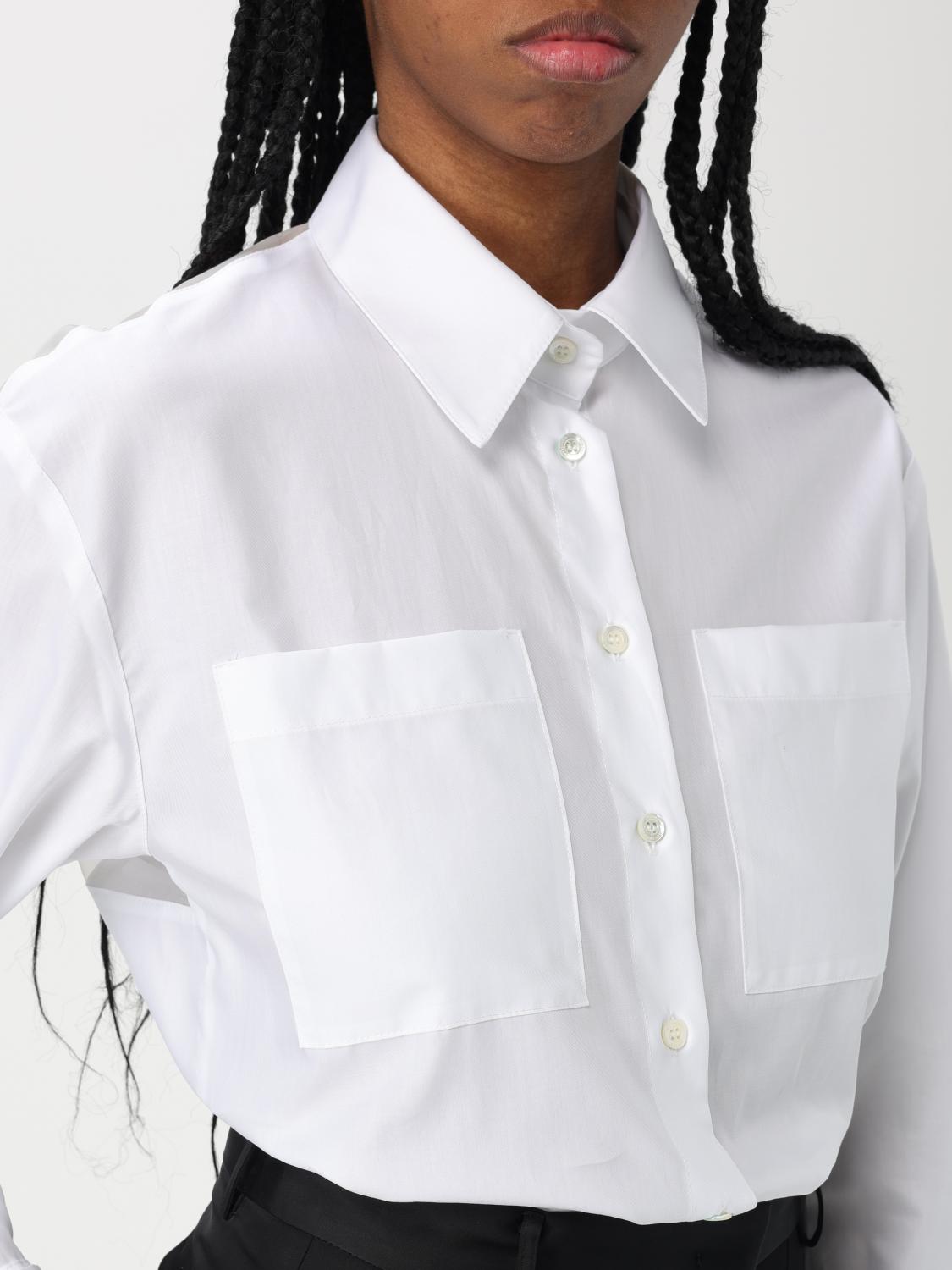 SIMONA CORSELLINI CAMISA: Body mujer Simona Corsellini, Blanco - Img 4