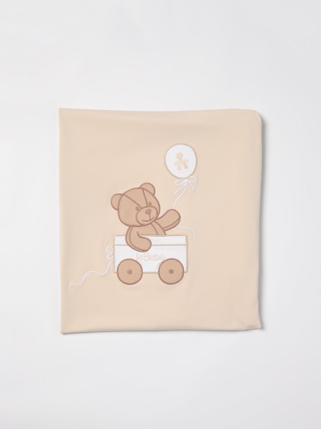 LE BEBE' BLANKET: Blanket kids Le Bebe', Beige - Img 1