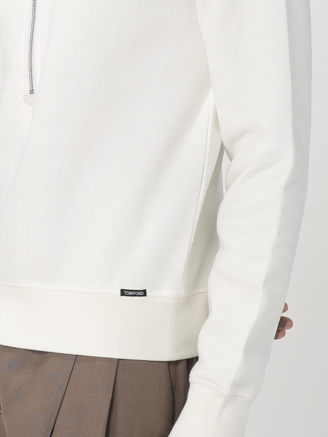 TOM FORD POLO: Pullover herren Tom Ford, Weiß - Img 5