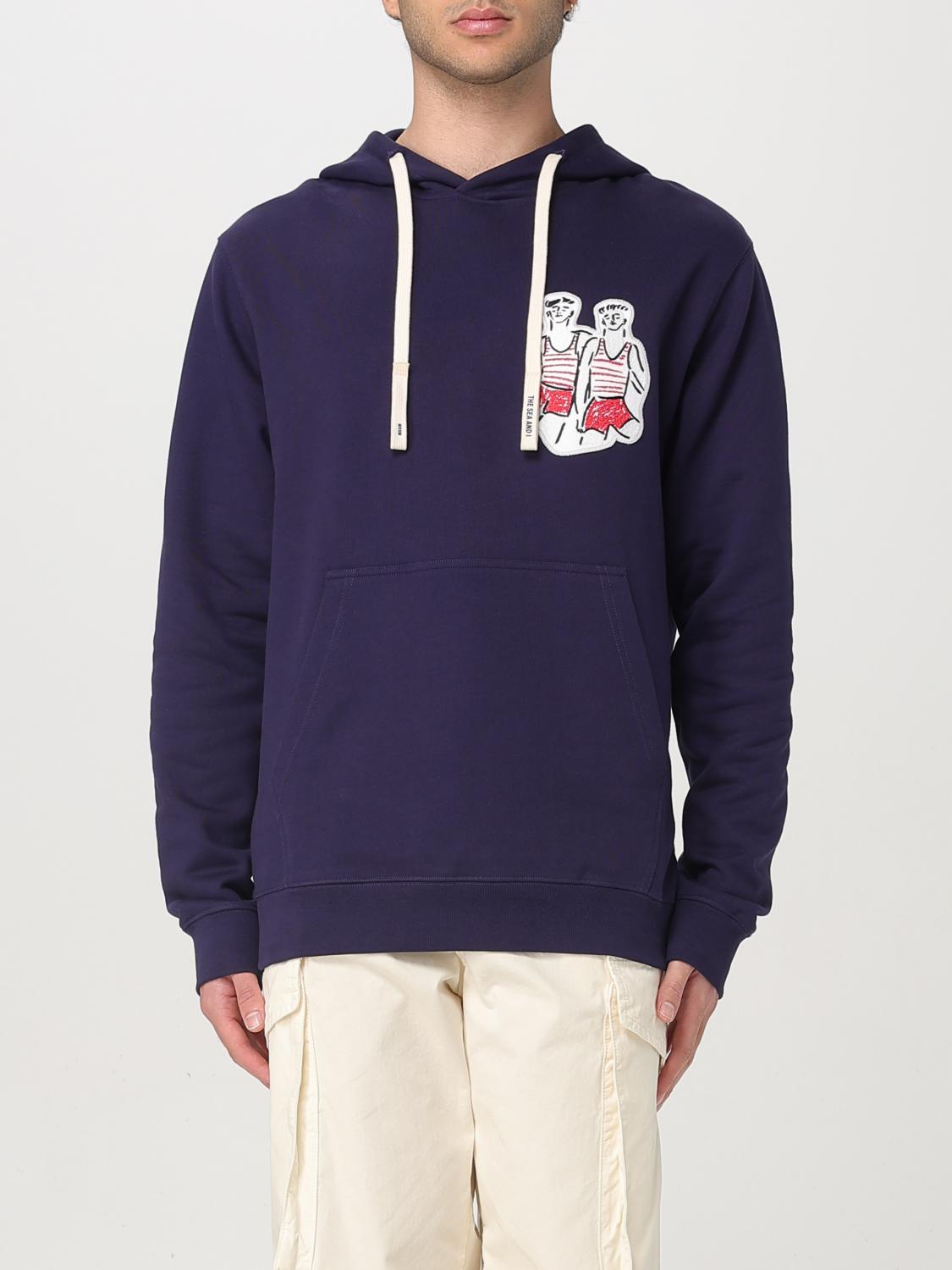 MSGM SWEATSHIRT: Sweatshirt men MSGM, Navy - Img 1