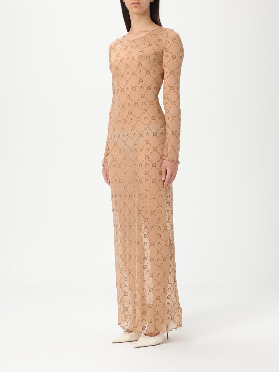 MARINE SERRE VESTIDO: Vestido mujer Marine Serre, Beige - Img 3