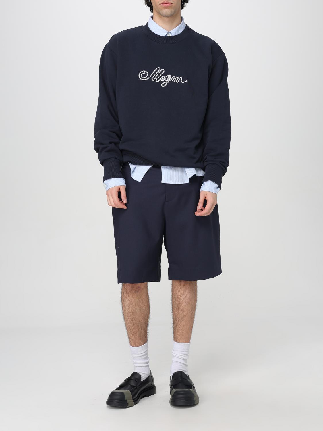 MSGM SWEATSHIRT: Sweater men MSGM, Blue - Img 2