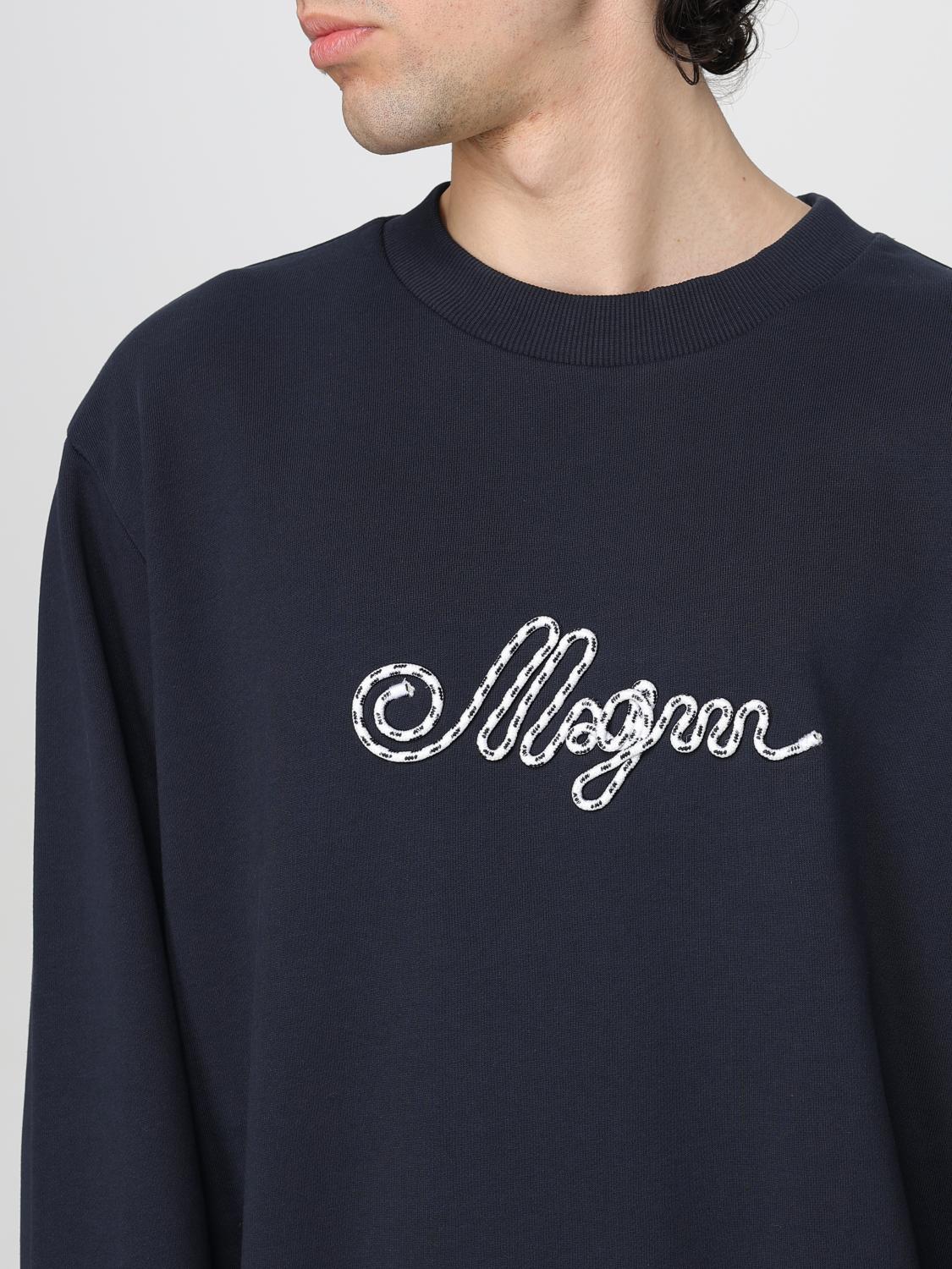 MSGM SWEATSHIRT: Sweater men MSGM, Blue - Img 4