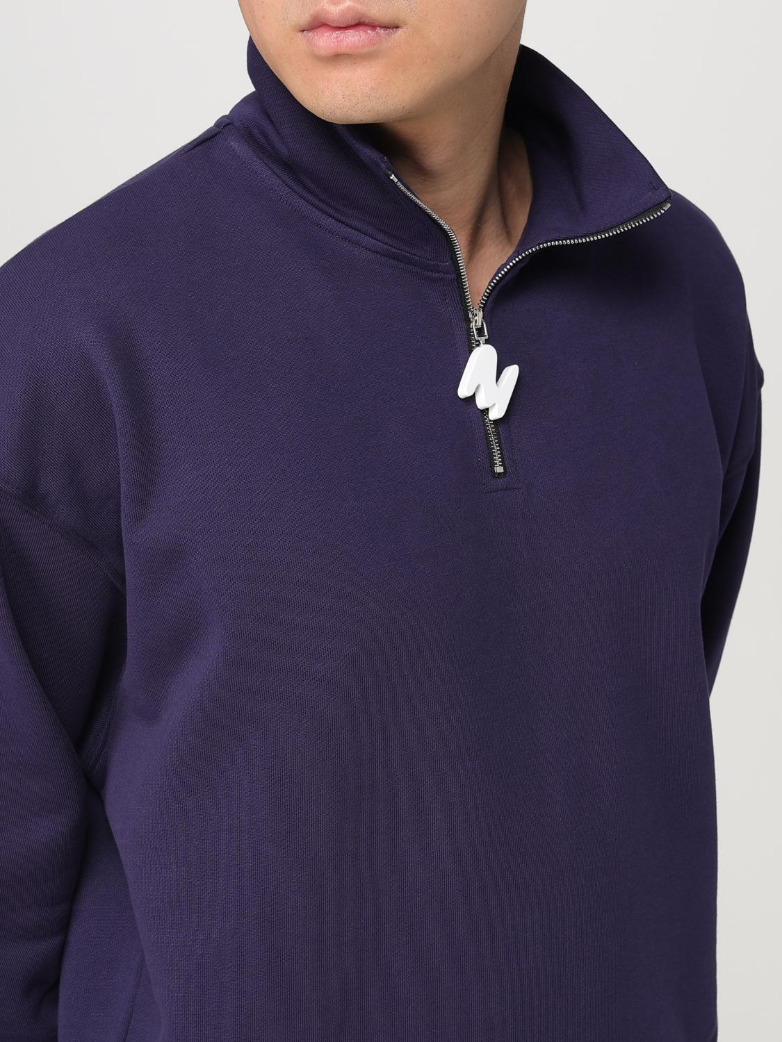 MSGM SWEATSHIRT: Sweater men MSGM, Blue - Img 4