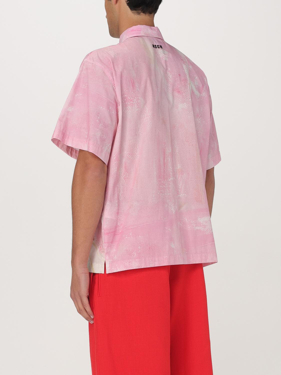 MSGM HEMD: Hemd herren MSGM, Pink - Img 3