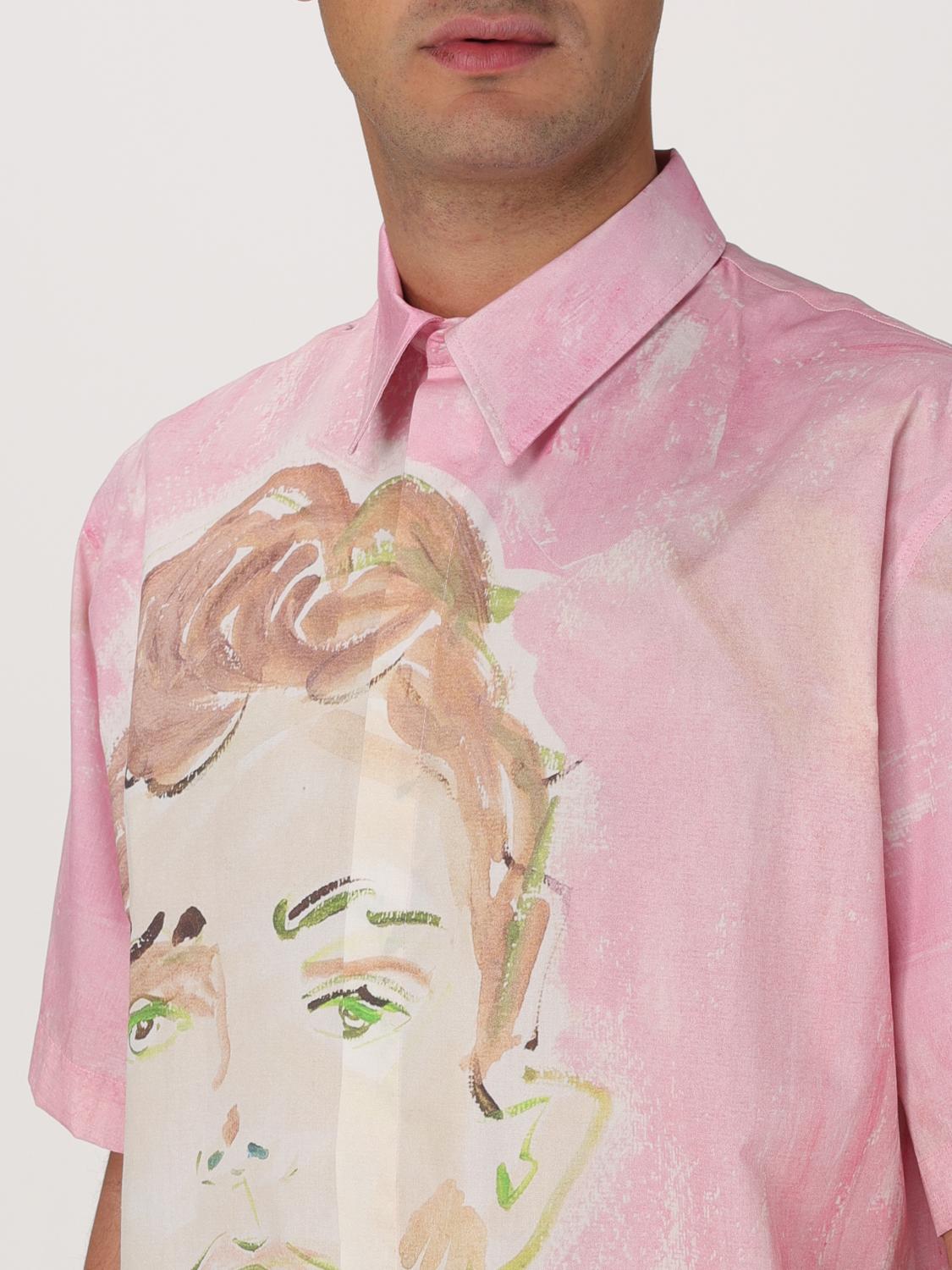 MSGM HEMD: Hemd herren MSGM, Pink - Img 4