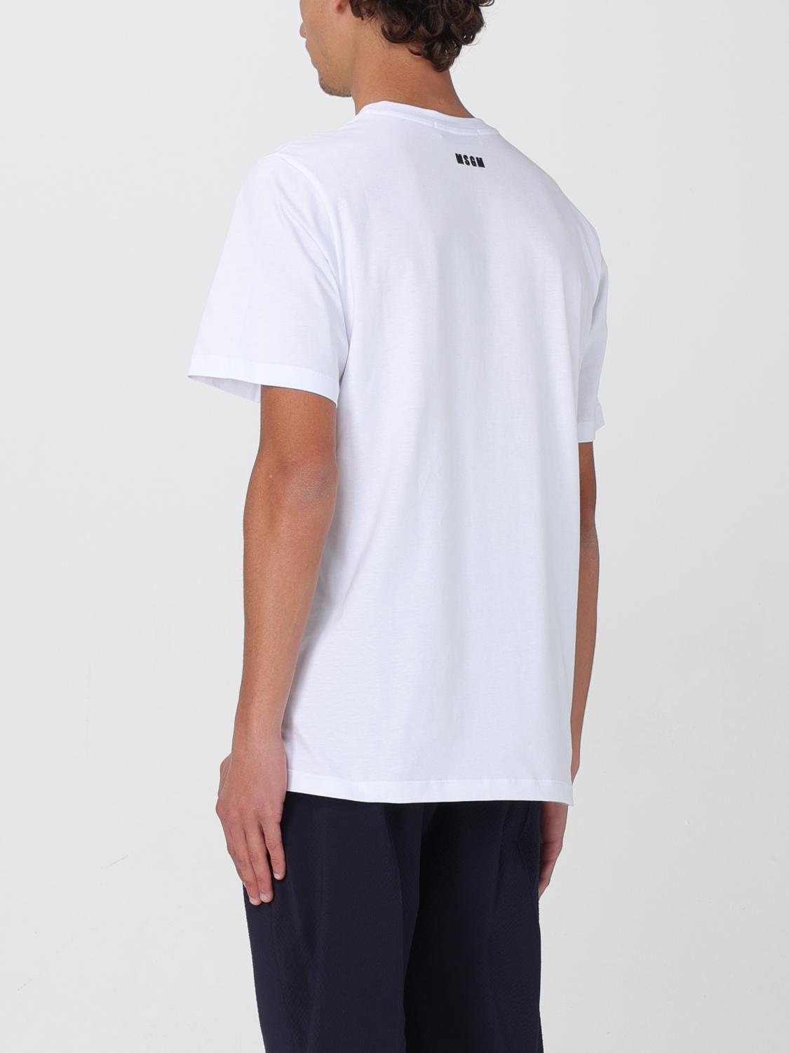 MSGM CAMISETA: Camiseta hombre MSGM, Blanco - Img 2