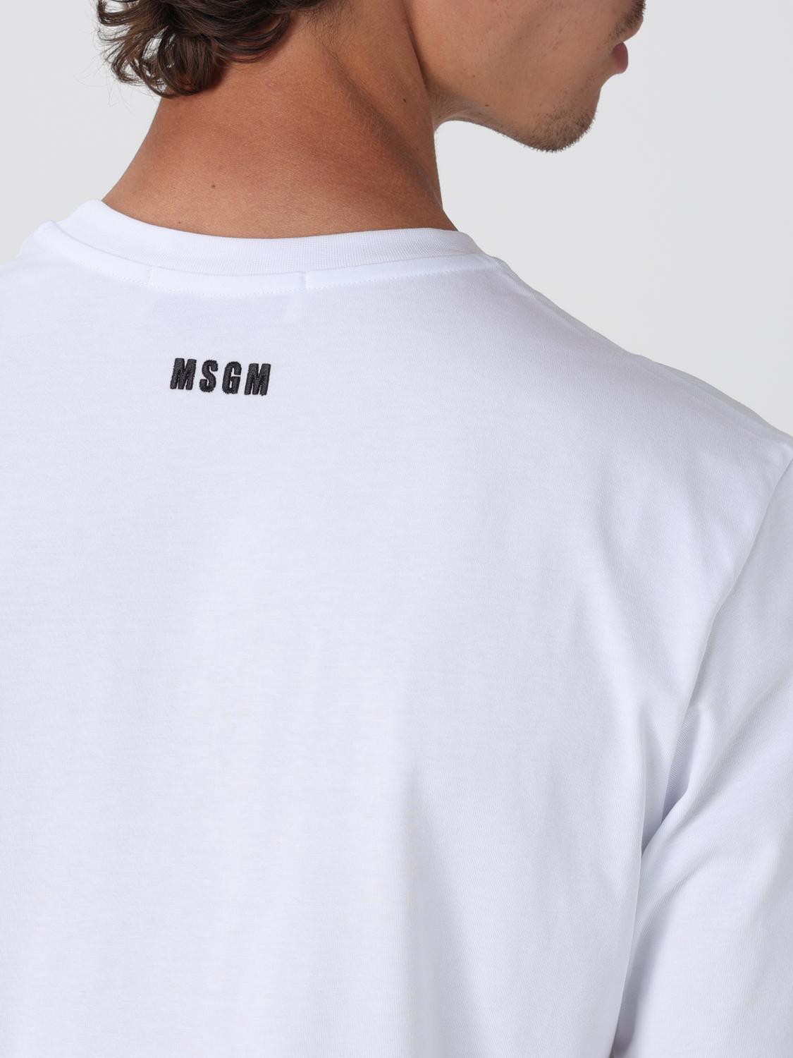 MSGM CAMISETA: Camiseta hombre MSGM, Blanco - Img 3