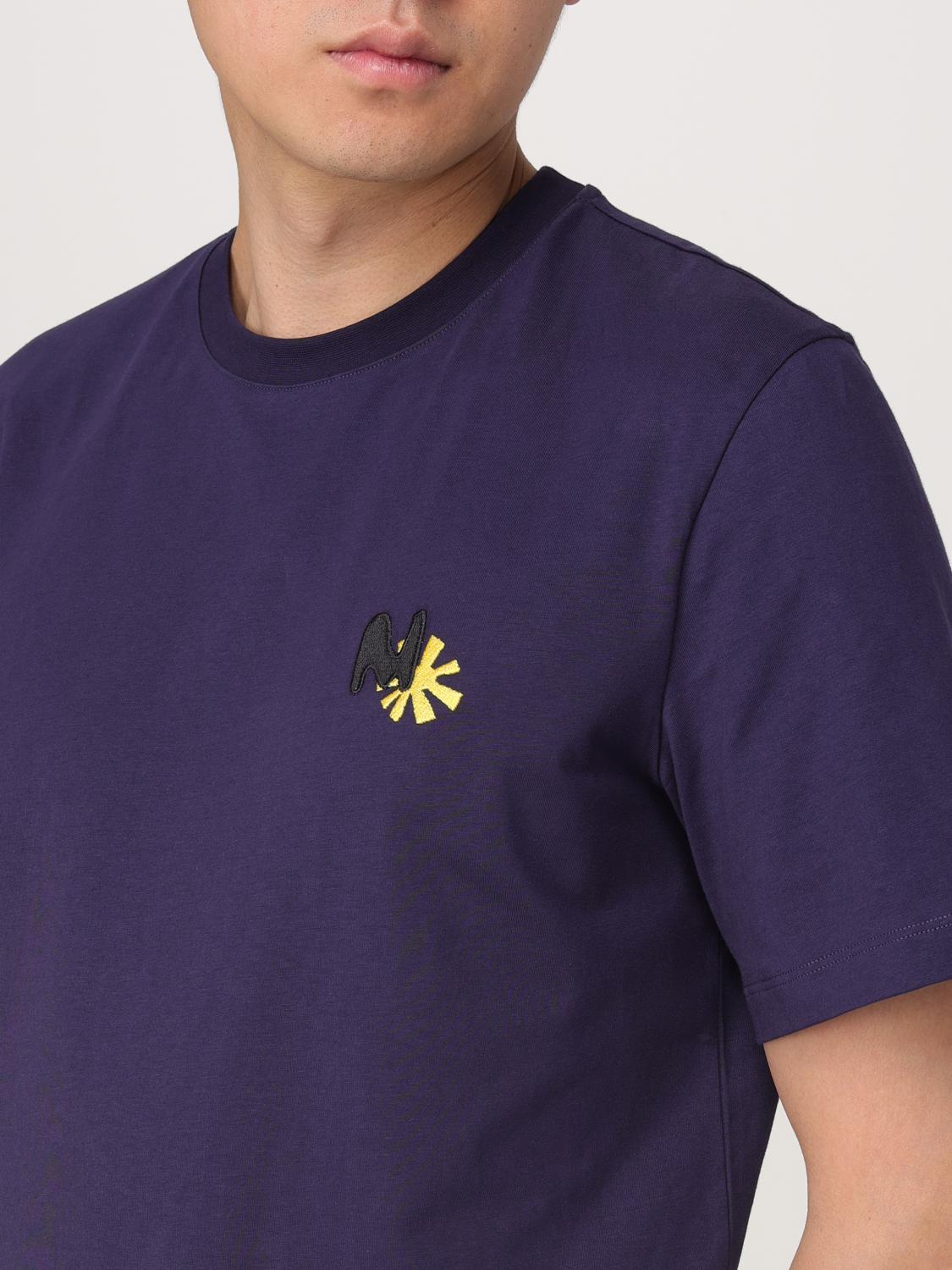 MSGM T-SHIRT: T-shirt MSGM in cotone con logo , Blue - Img 3