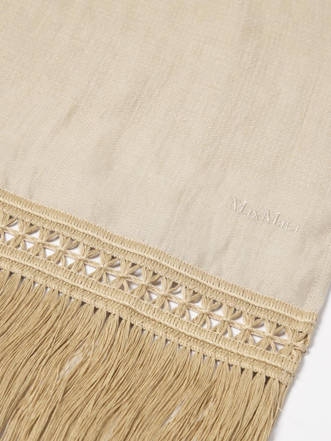 MAX MARA SCIARPA: Stola Max Mara in lino , Corda - Img 3
