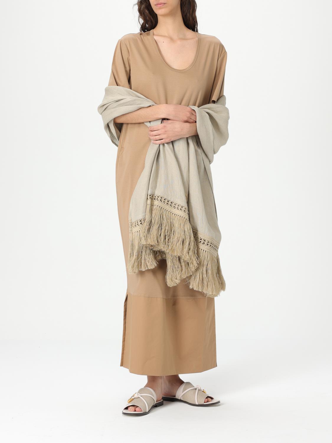 MAX MARA SCIARPA: Stola Max Mara in lino , Corda - Img 4