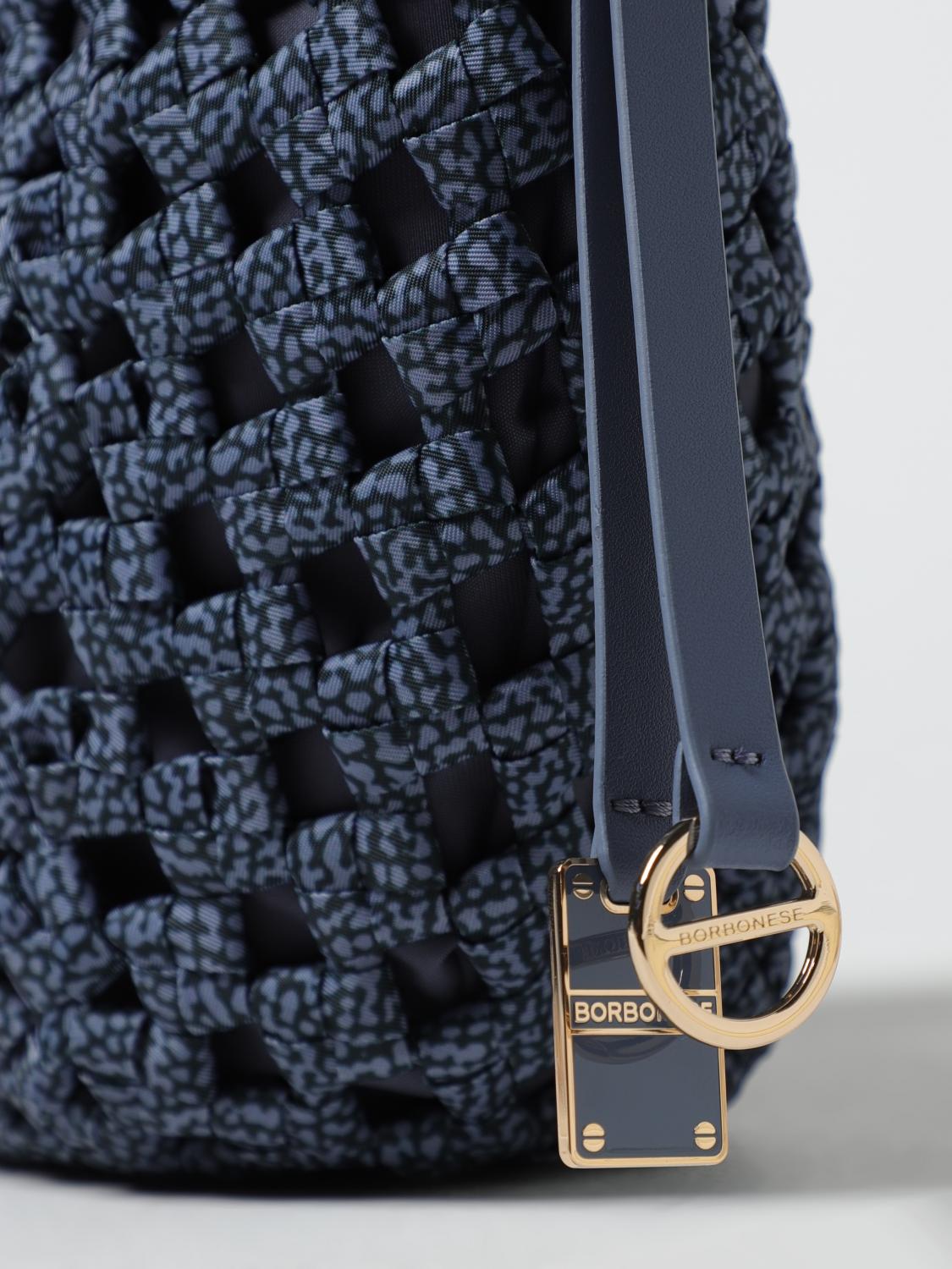 BORBONESE MINITASCHE: Mini-tasche damen Borbonese, Denim - Img 3