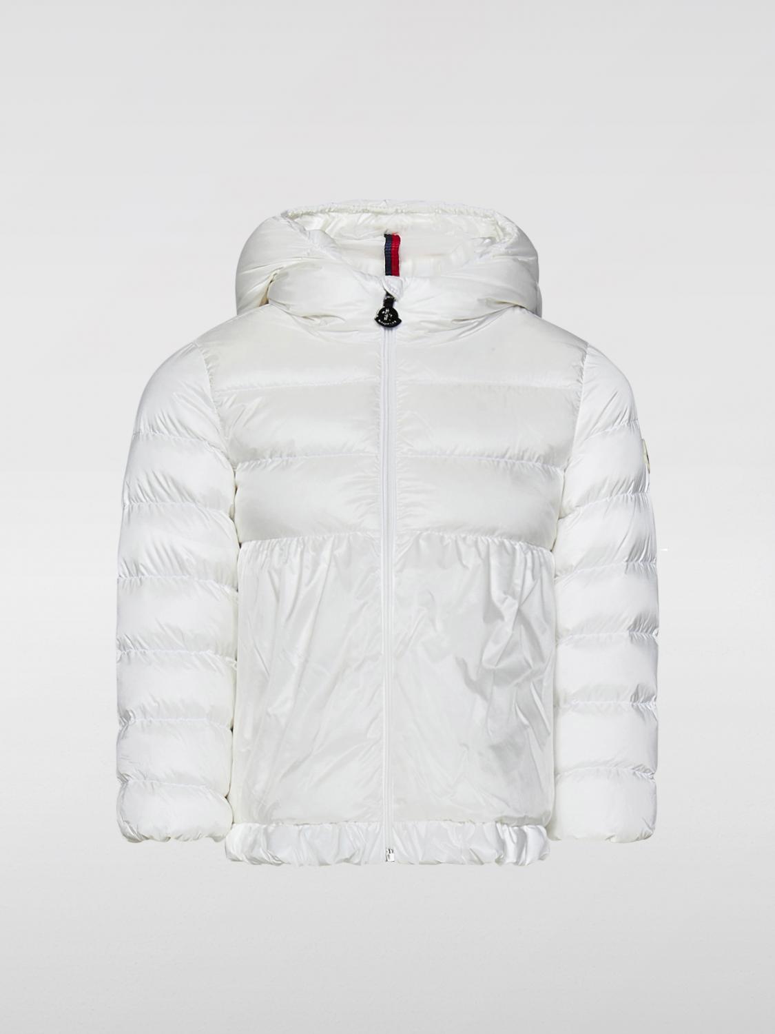 MONCLER JACKET: Coats kids Moncler, White - Img 1