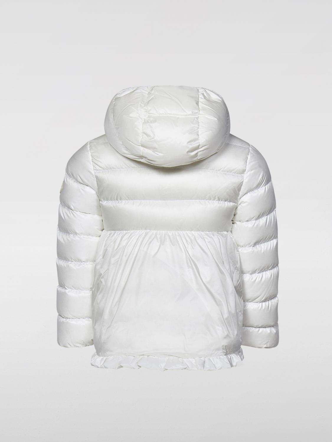 MONCLER JACKET: Coats kids Moncler, White - Img 2