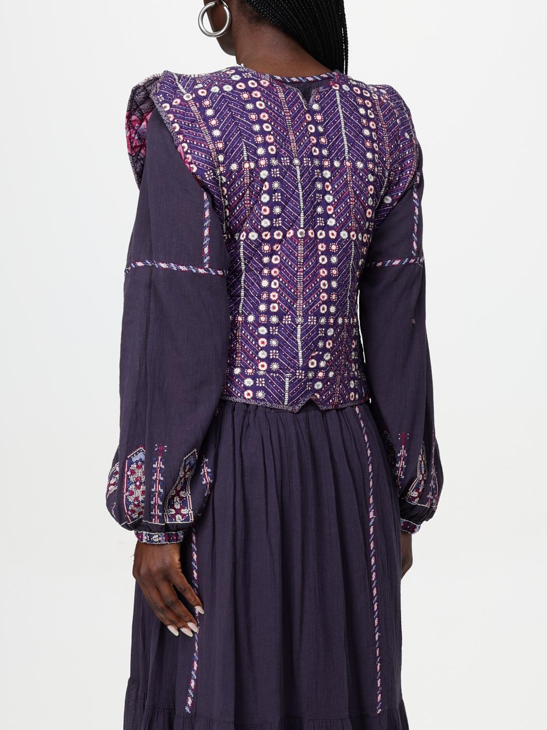 アウターその他 ISABEL MARANT ETOILE Woman Waistcoat Fuchsia PU0224FAA3L80E Ready-to-Wear Etoile Woman | ISABEL MARANT Official Online