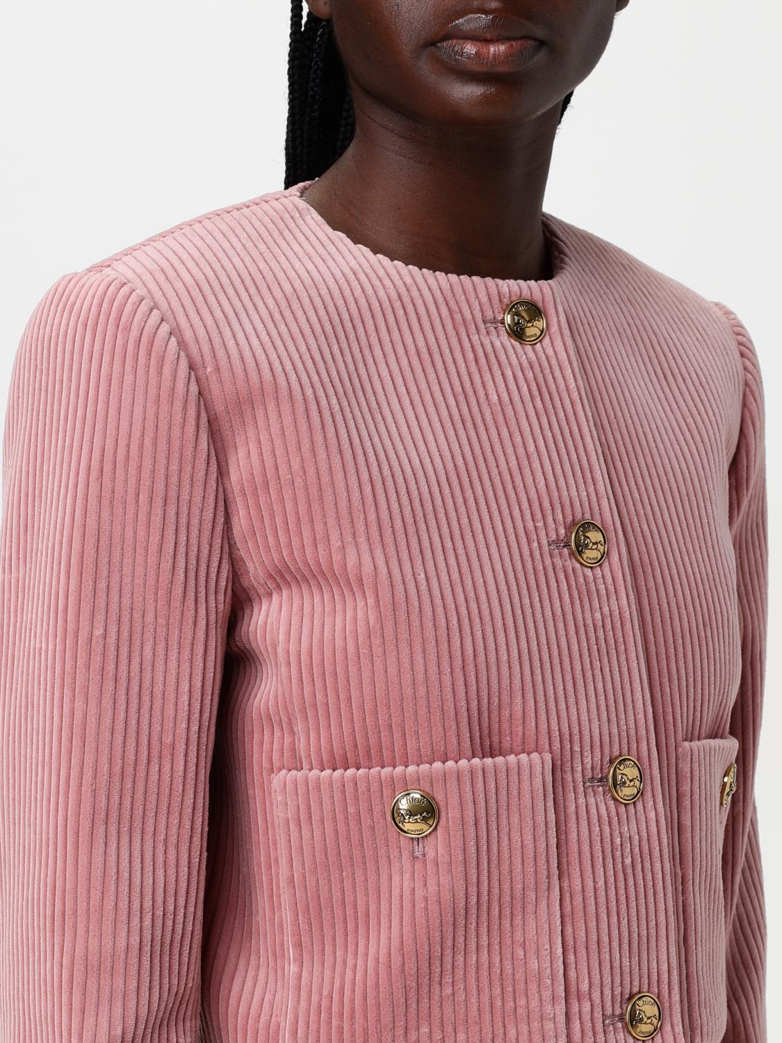 CHLOÉ 外套: 外套 女士 ChloÉ, 粉色 - Img 4