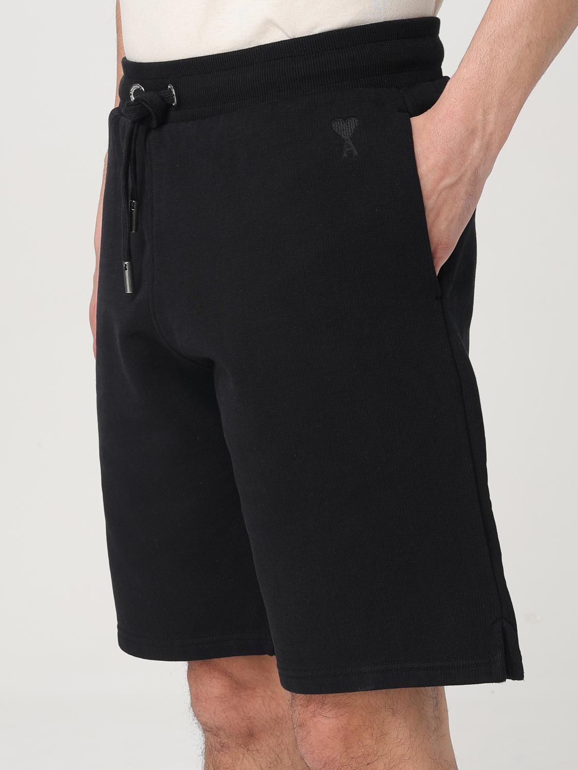 AMI PARIS SHORTS: Short men Ami Paris, Black - Img 4