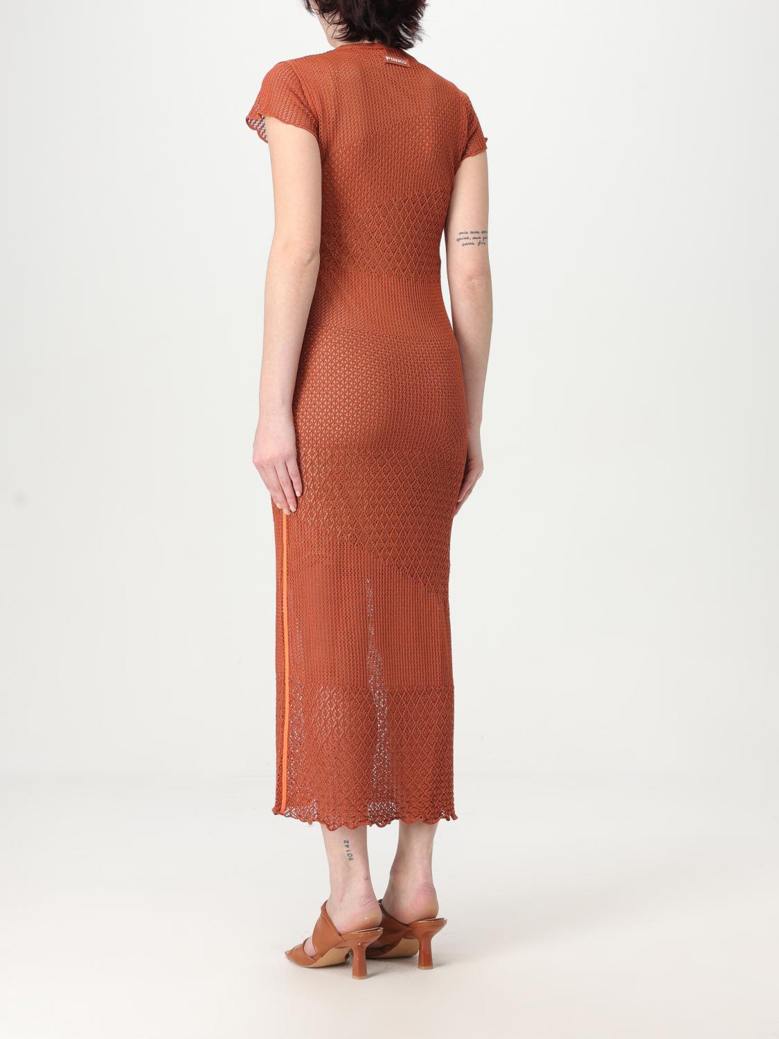 PINKO KLEID: Kleider damen Pinko, Braun - Img 2