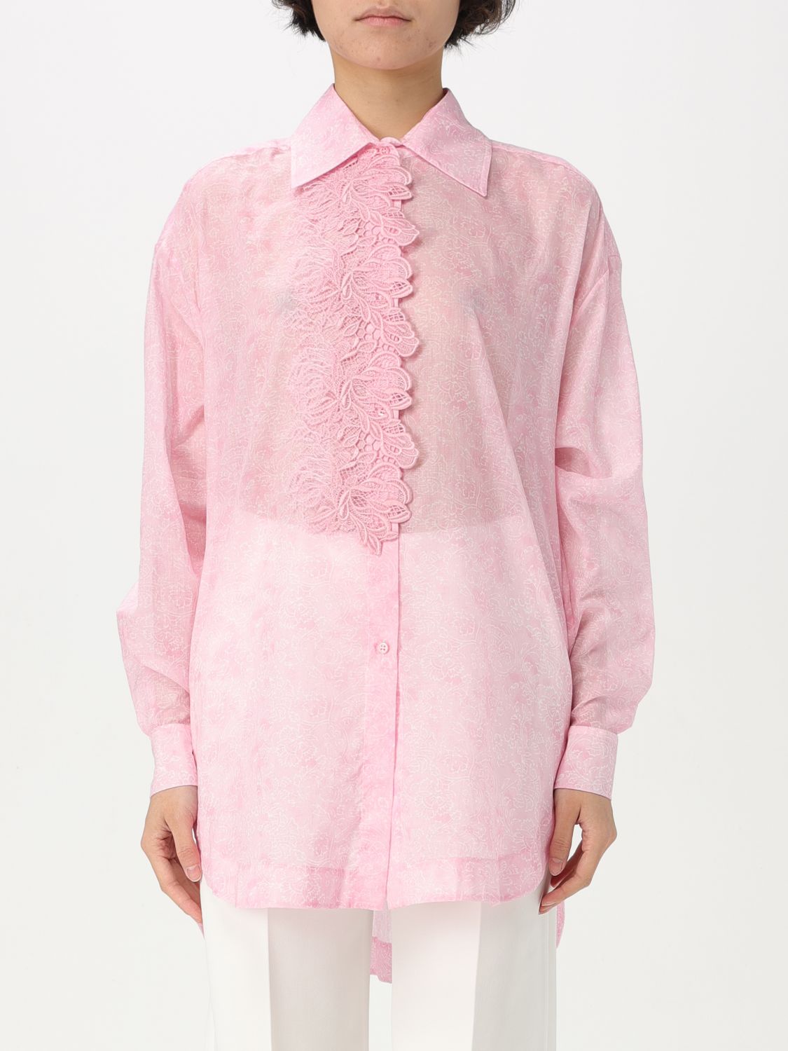 ERMANNO SCERVINO SHIRT: Shirt woman Ermanno Scervino, Pink - Img 1