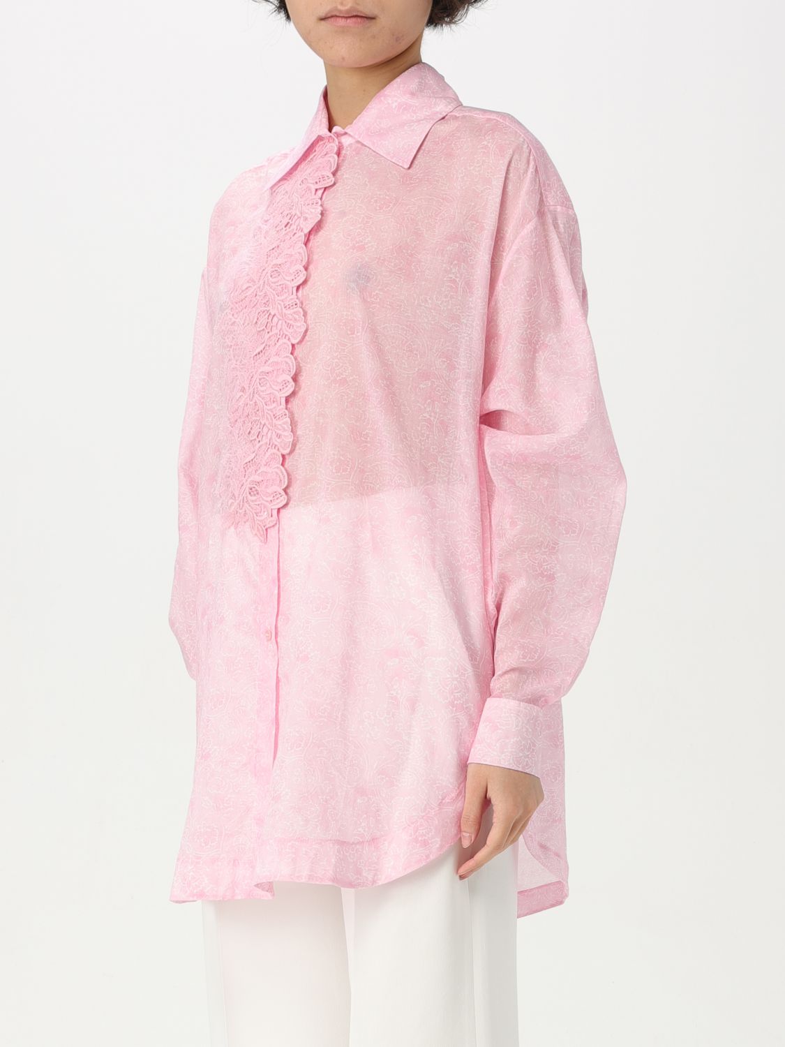 ERMANNO SCERVINO SHIRT: Shirt woman Ermanno Scervino, Pink - Img 3