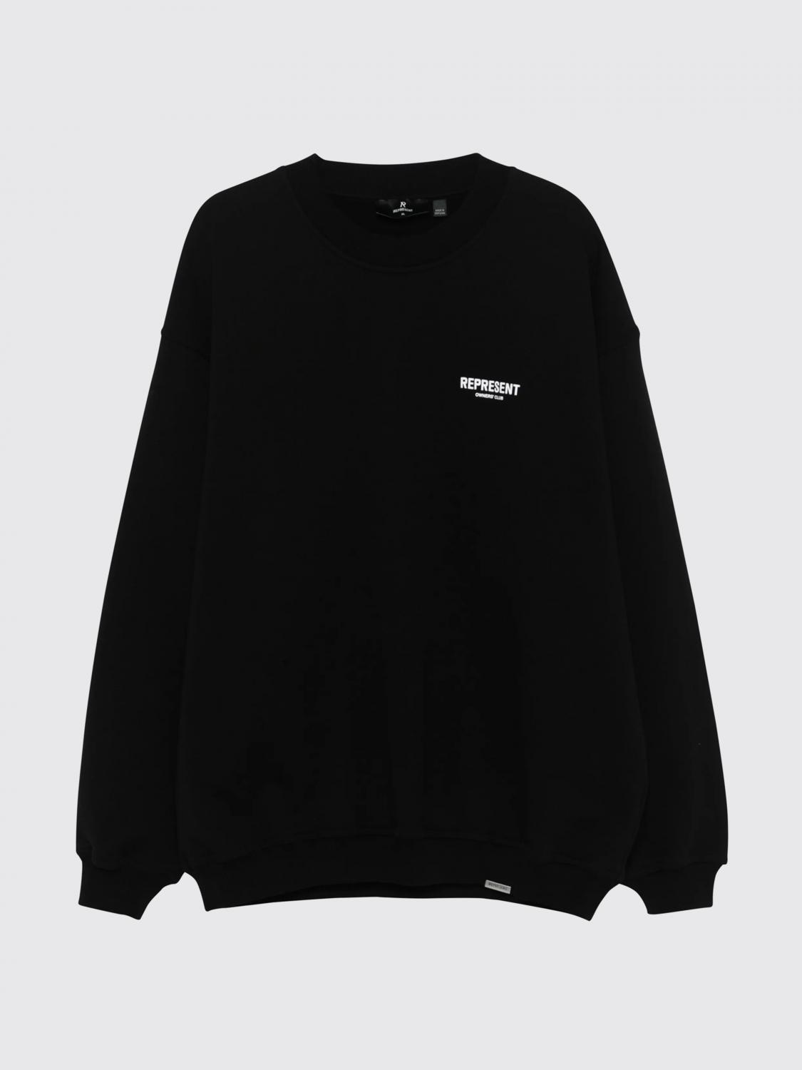 REPRESENT SWEATSHIRT: Sweatshirt men Represent, Black - Img 1