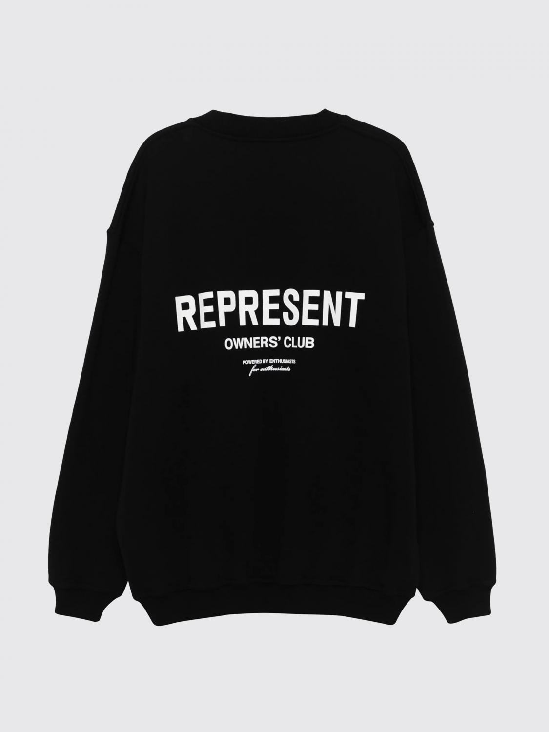 REPRESENT SWEATSHIRT: Sweatshirt men Represent, Black - Img 2