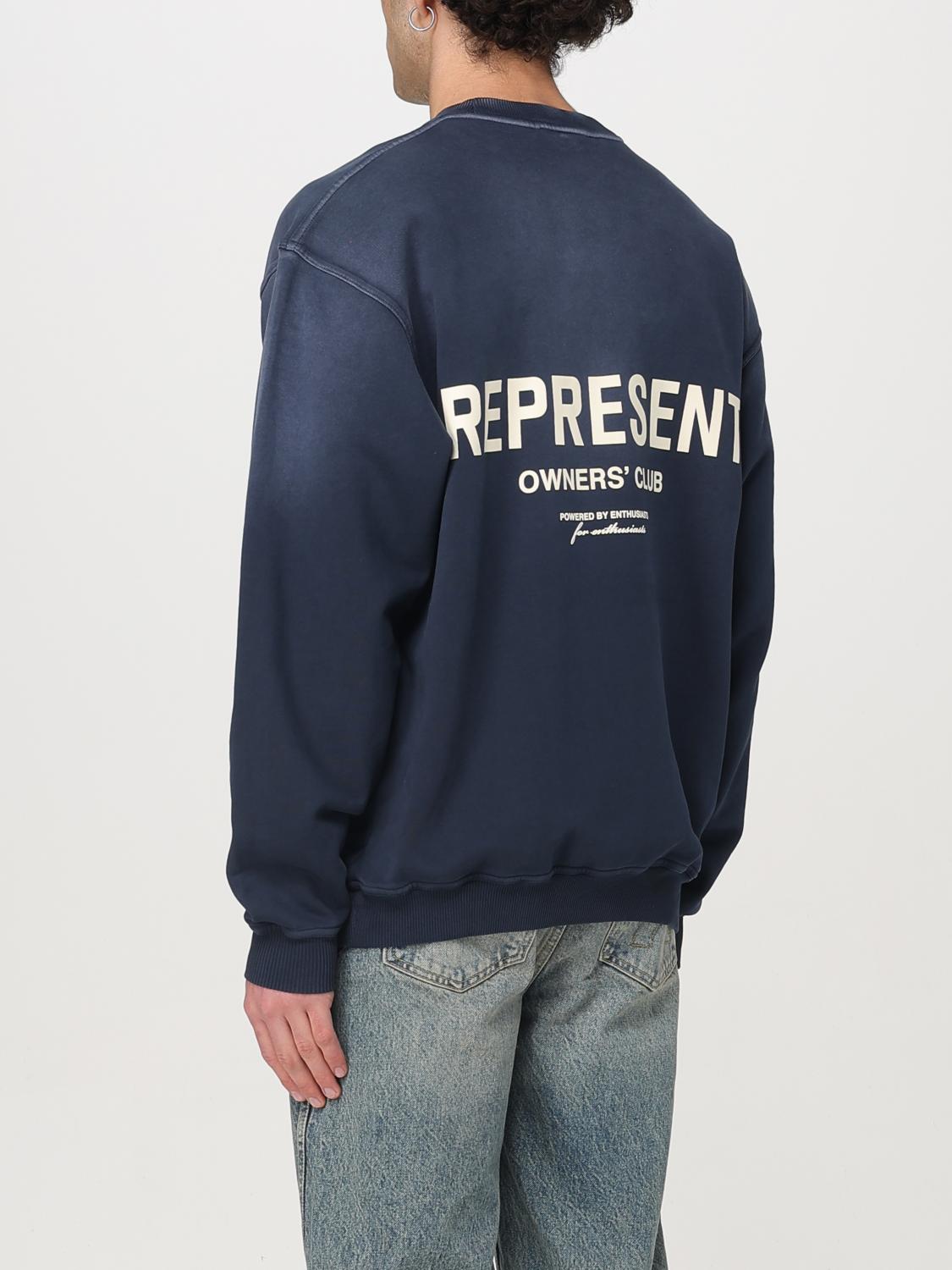 REPRESENT SWEATSHIRT: Sweatshirt men Represent, Blue - Img 2