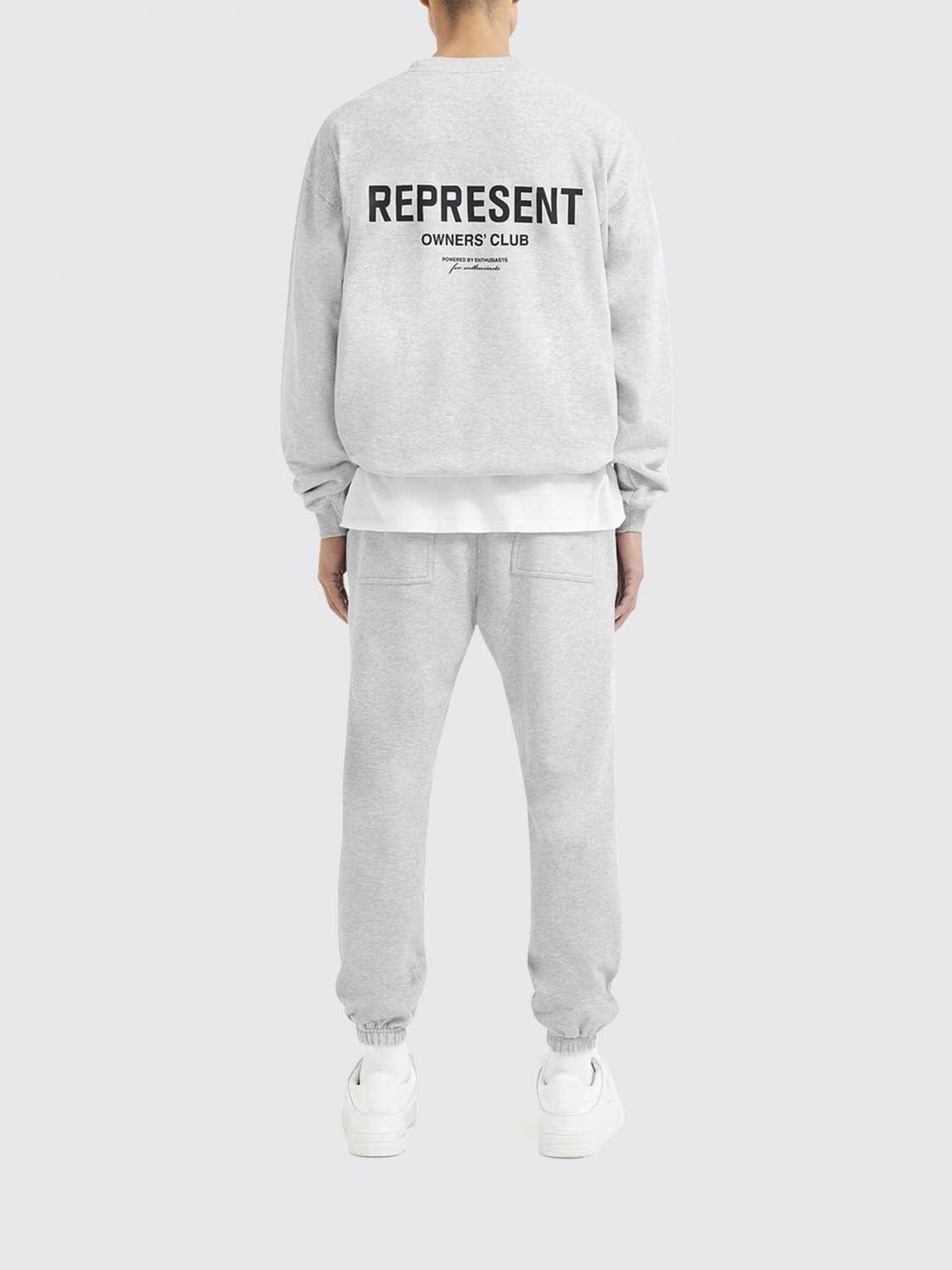 REPRESENT SWEATSHIRT: Sweatshirt men Represent, Grey - Img 3