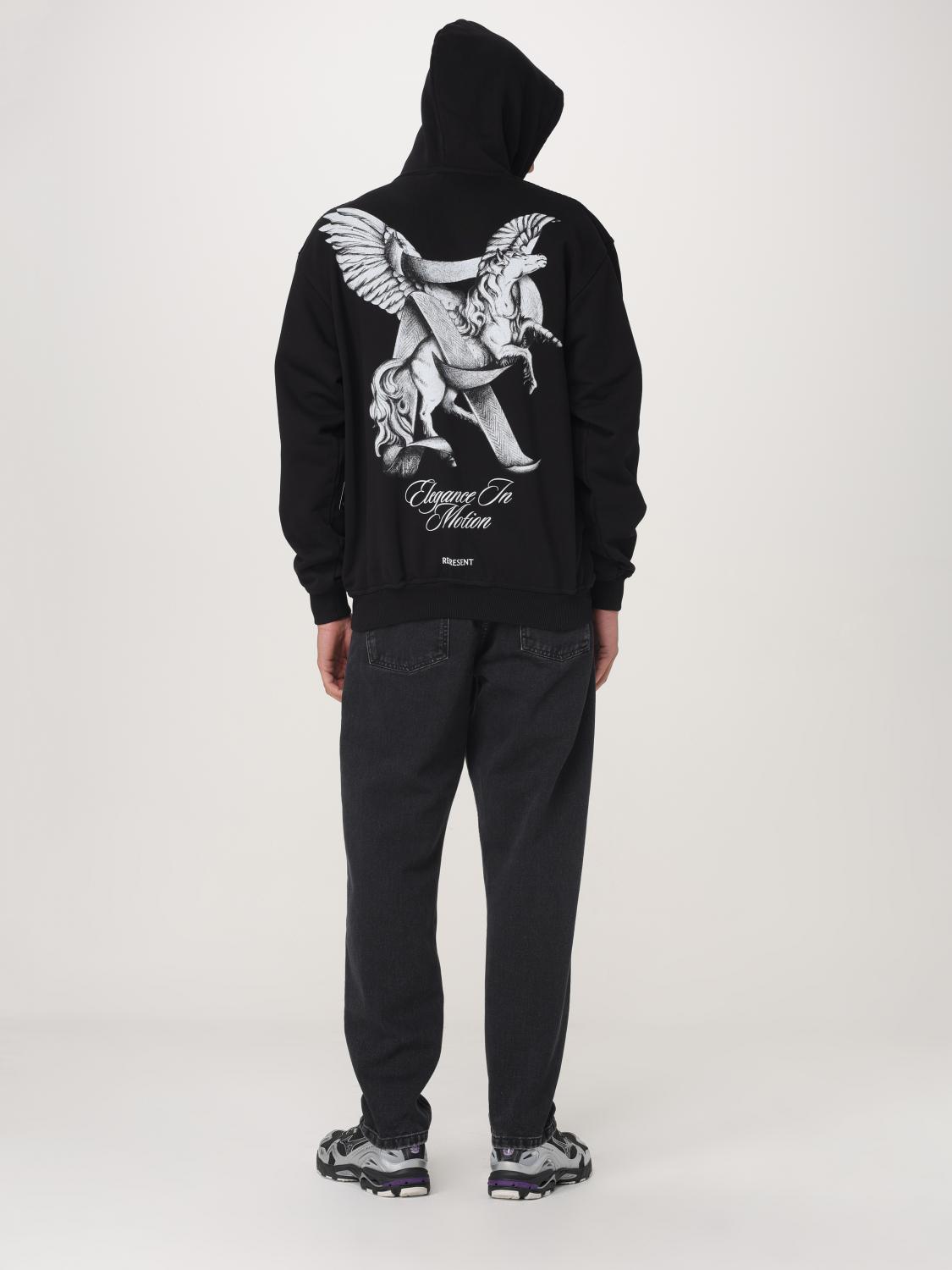 REPRESENT スウェットシャツ: スウェットシャツ メンズ Represent, ブラック - Img 2