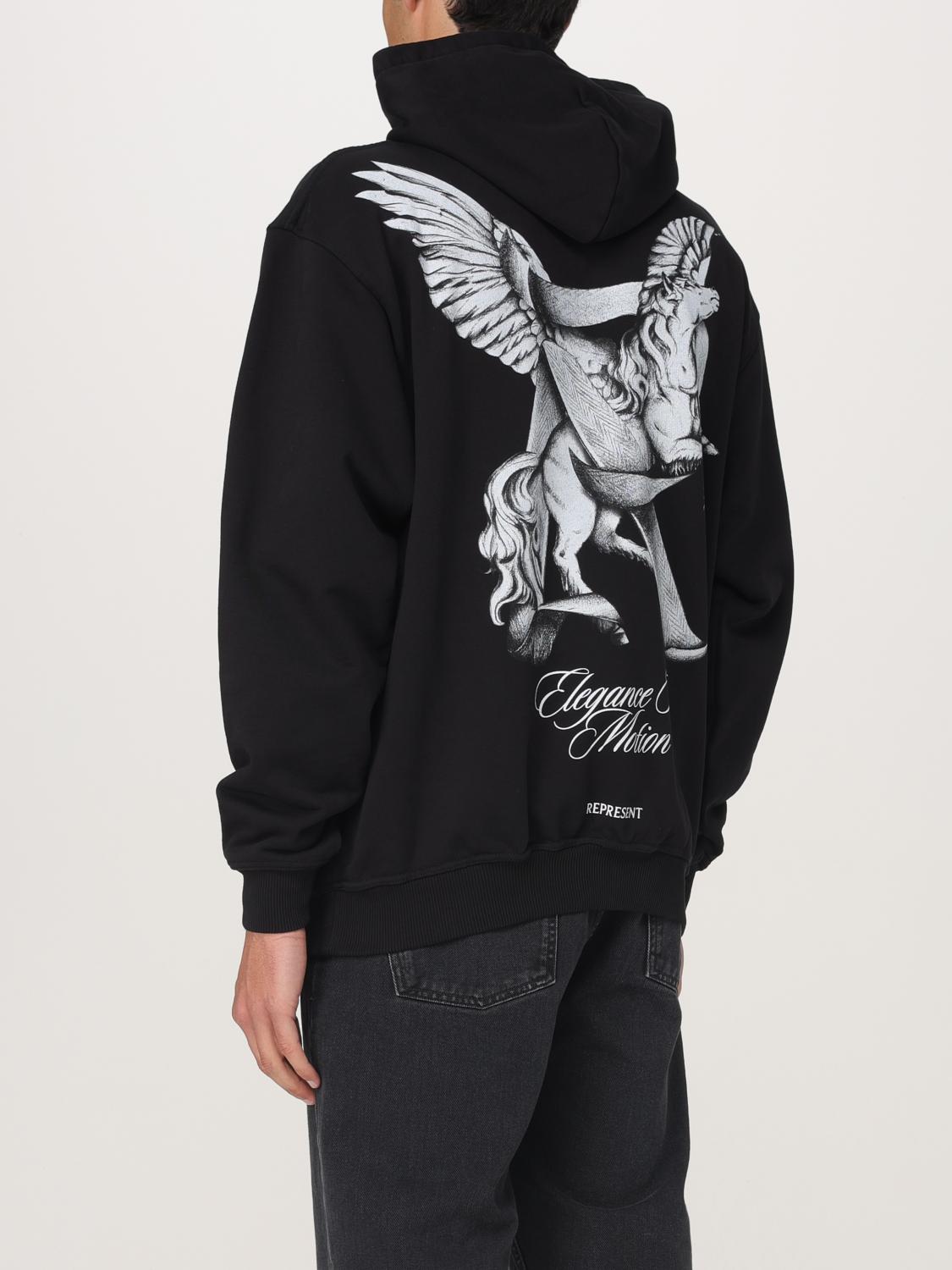 REPRESENT スウェットシャツ: スウェットシャツ メンズ Represent, ブラック - Img 3