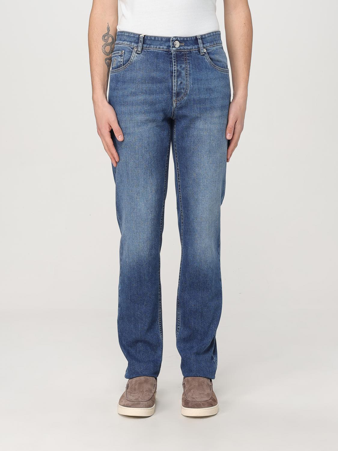 BRUNELLO CUCINELLI JEANS: Jeans casual Brunello Cucinelli in denim , Blue - Img 1