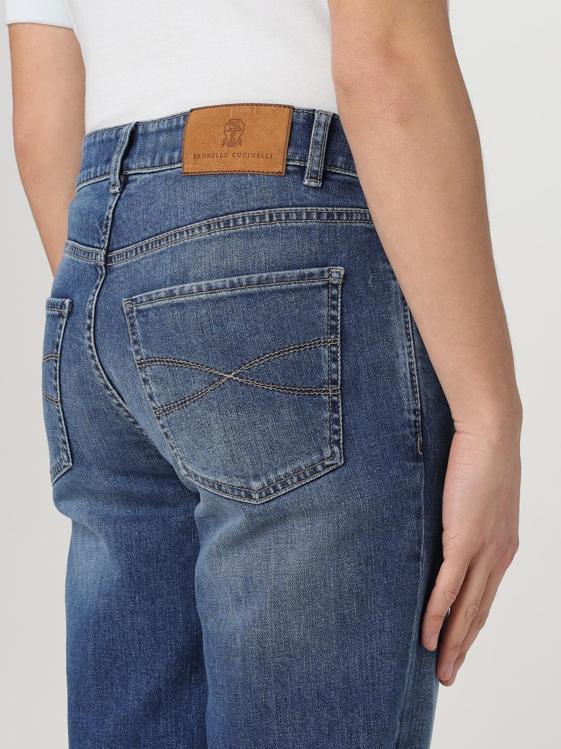 BRUNELLO CUCINELLI JEANS: Jeans casual Brunello Cucinelli in denim , Blue - Img 5