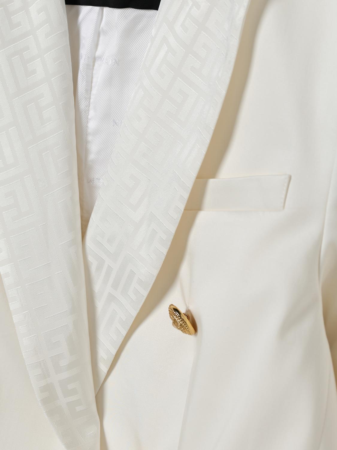 BALMAIN GIACCA: Jacket kids Balmain, White - Img 3