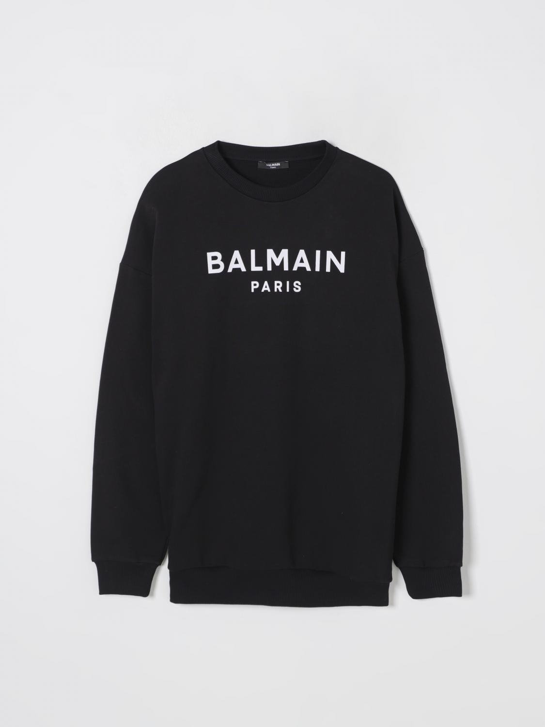 BALMAIN PULLOVER: Pullover kinder Balmain, Schwarz - Img 1