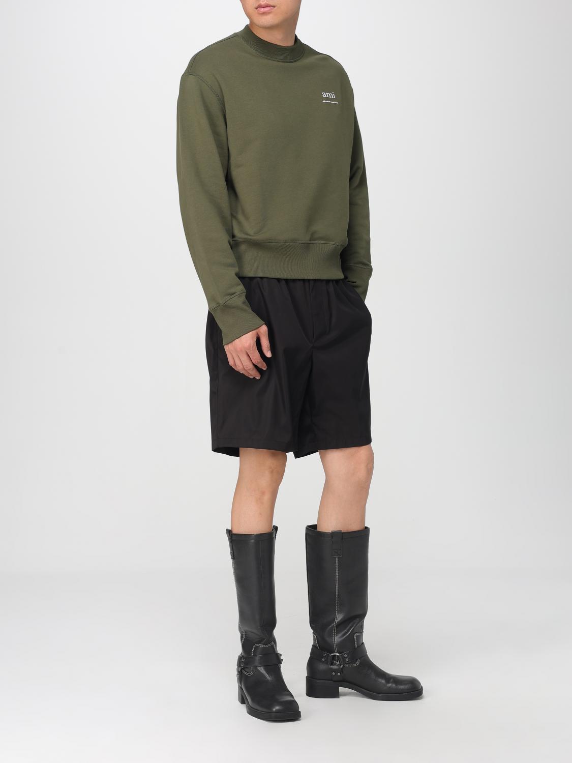 AMI PARIS SUDADERA: Sudadera hombre Ami Paris, Verde - Img 2