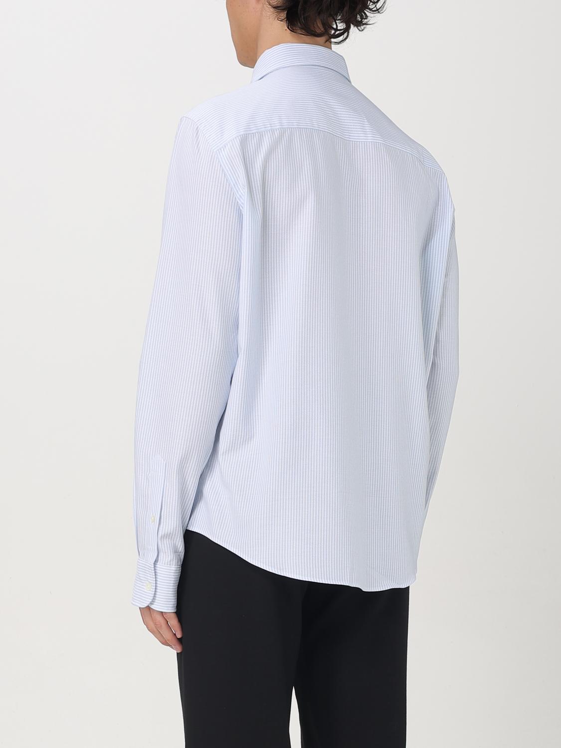 AMI PARIS CAMICIA: Camicia Ami Paris in cotone a righe , Blue - Img 3