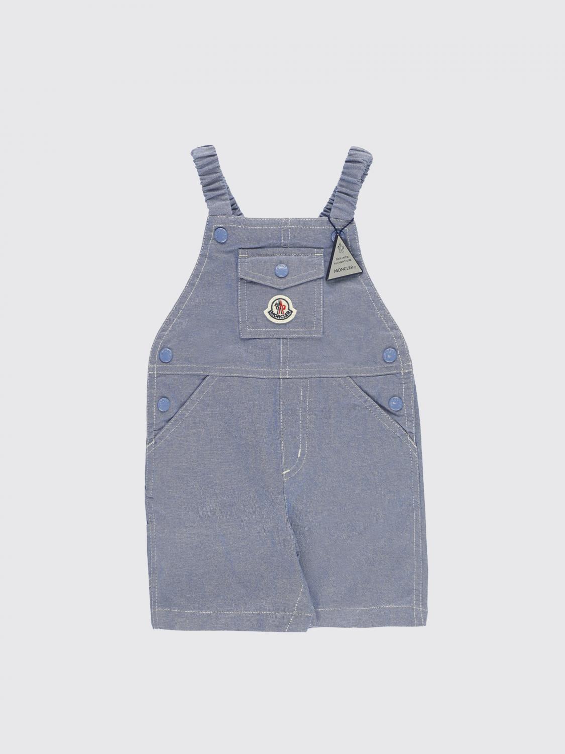 MONCLER TRACKSUITS: Romper kids Moncler, Sky Blue - Img 1