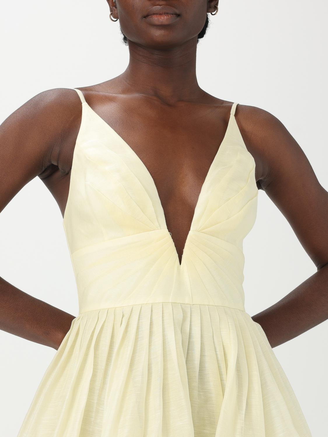 ZIMMERMANN VESTIDO: Vestido mujer Zimmermann, Amarillo - Img 4