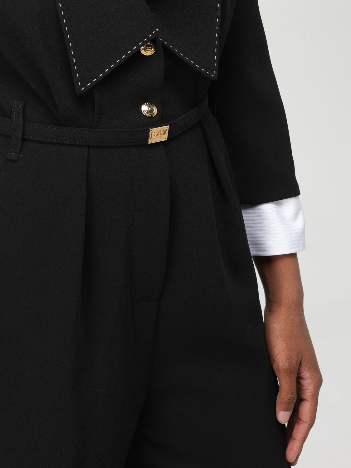 ELISABETTA FRANCHI MONO: Vestido mujer Elisabetta Franchi, Negro - Img 3