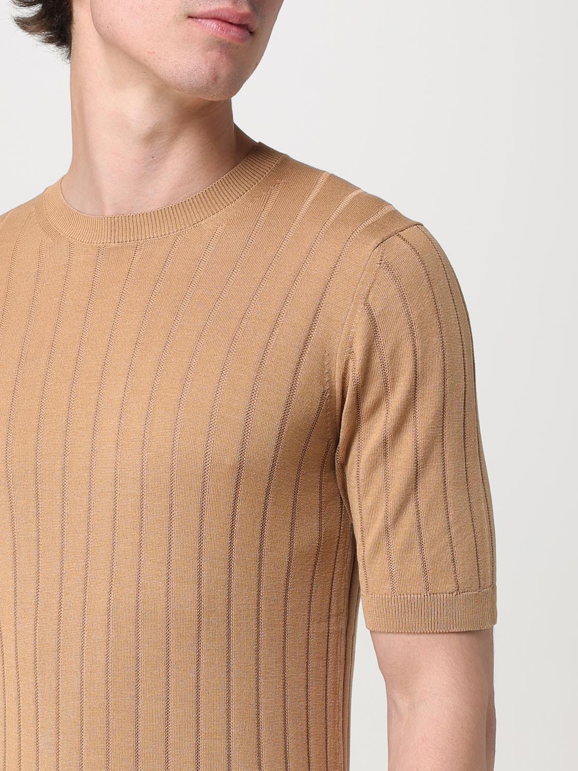 TAGLIATORE 티셔츠: 스웨트셔츠 남성 Tagliatore, 베이지 - Img 3