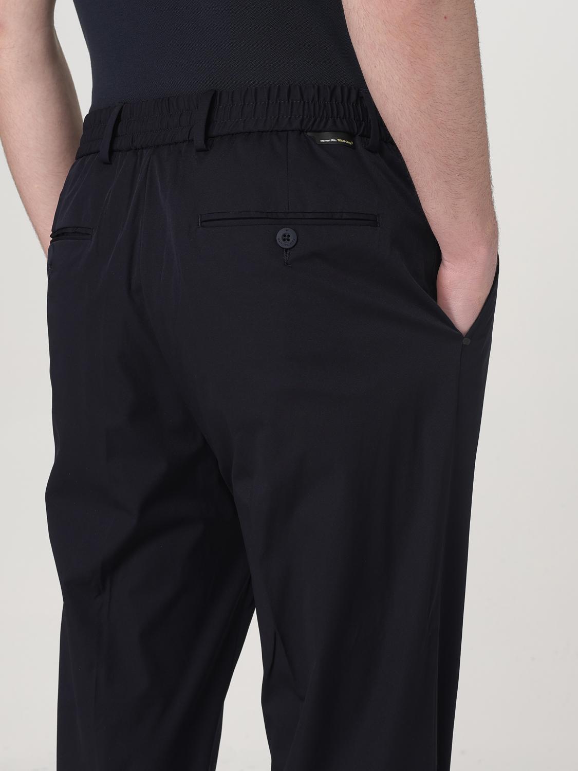 MANUEL RITZ PANTS: Pants men Manuel Ritz, Black - Img 3