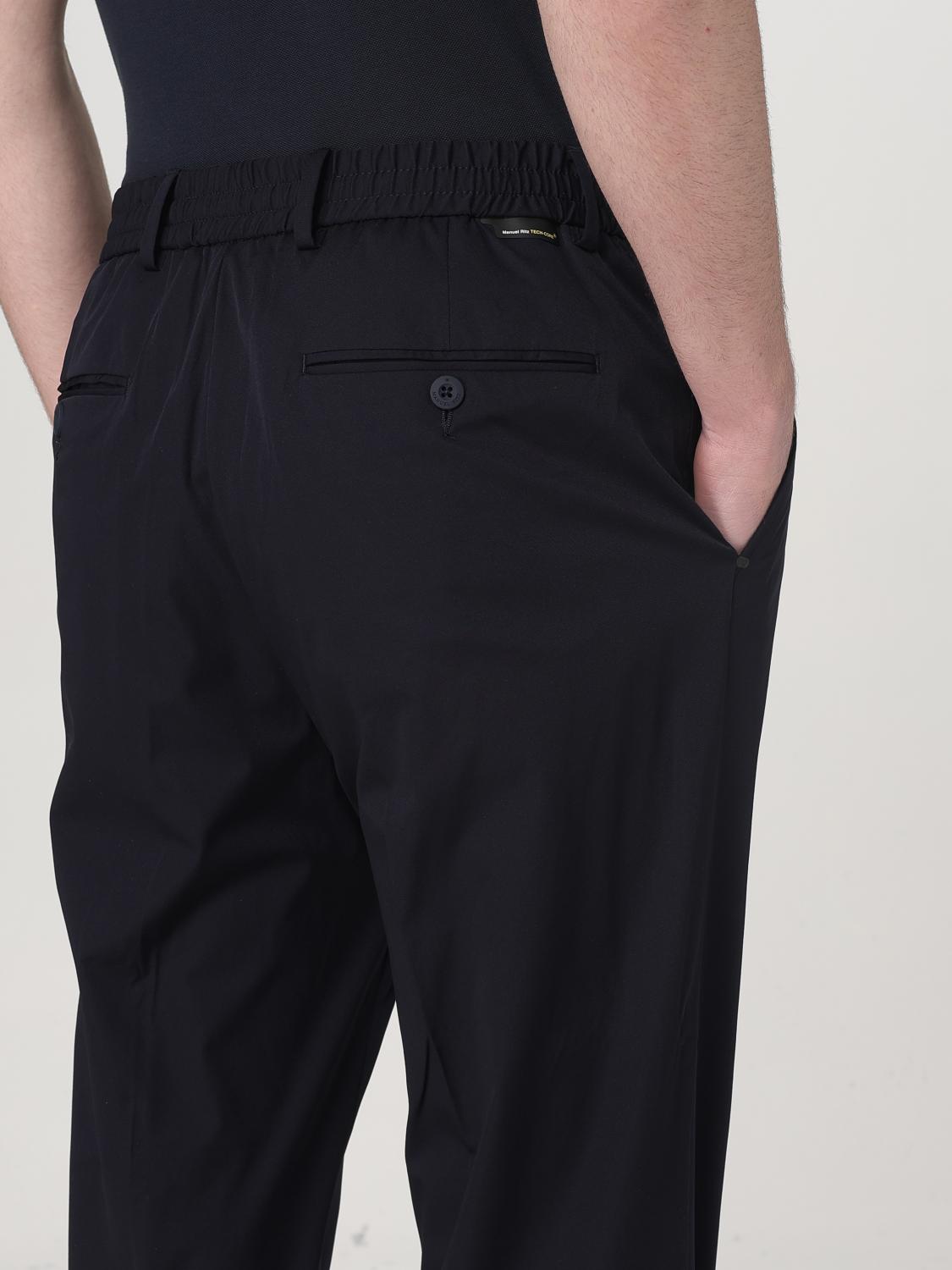 MANUEL RITZ PANTS: Pants men Manuel Ritz, Blue - Img 3
