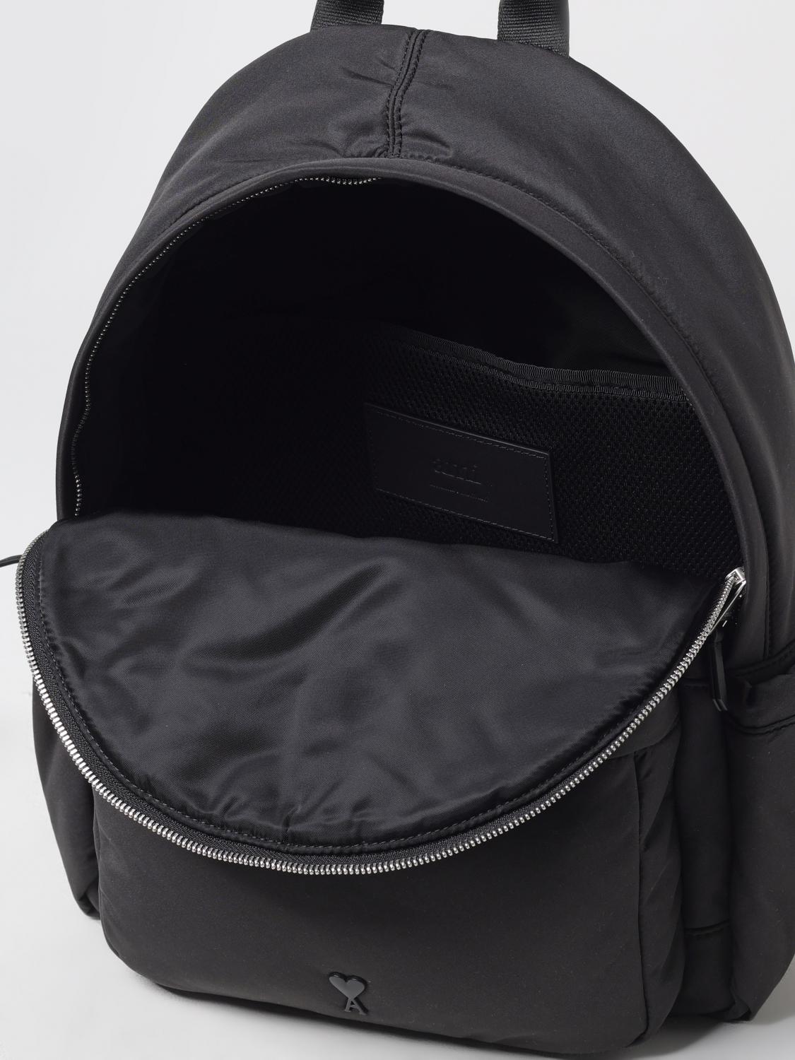 AMI PARIS RUCKSACK: Rucksack herren Ami Paris, Schwarz - Img 4