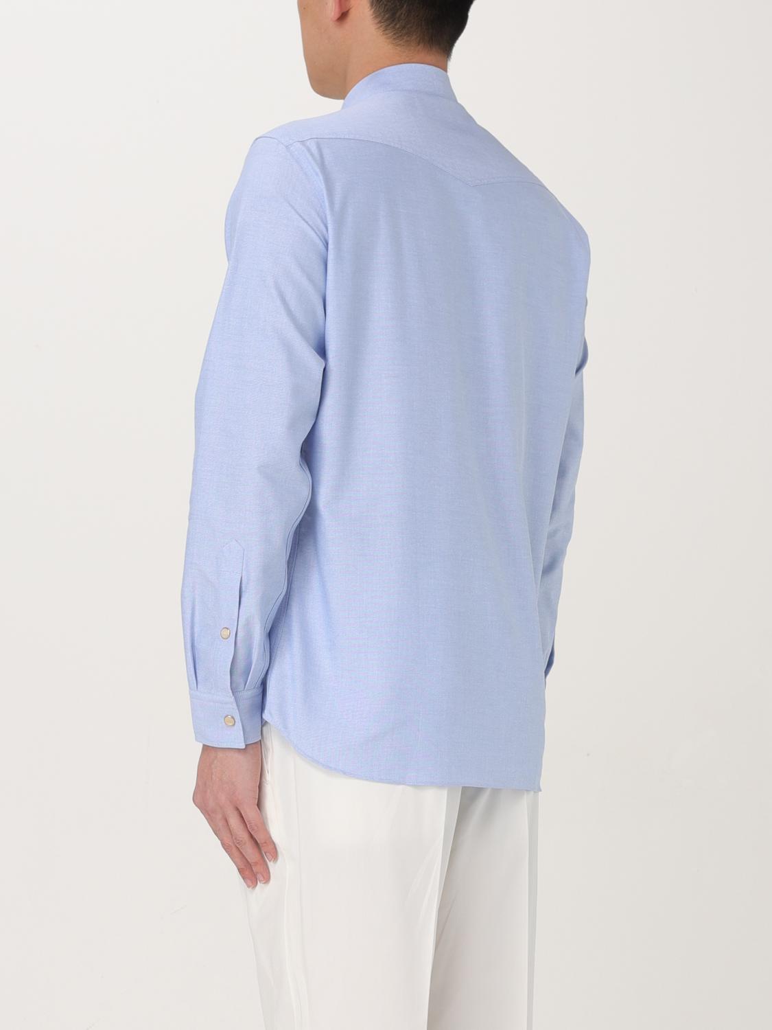 LARDINI SHIRT: Shirt men Lardini, Blue - Img 2
