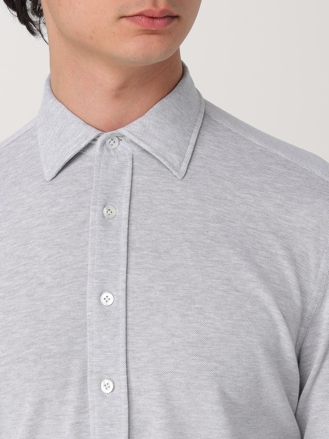 LARDINI SHIRT: Shirt men Lardini, Grey - Img 3