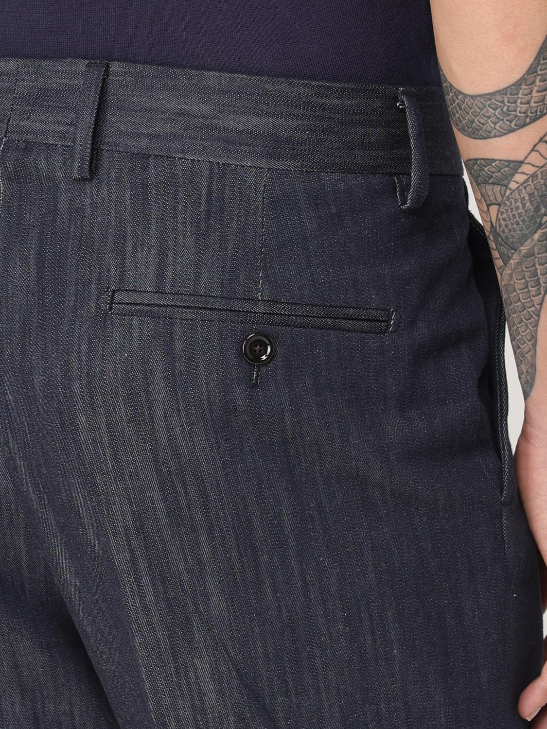 LARDINI PANTS: Pants men Lardini, Blue - Img 3